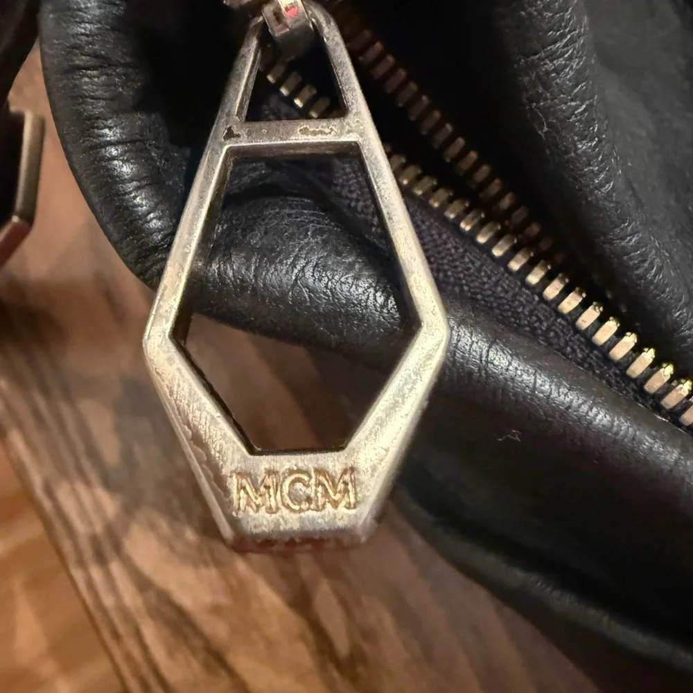 MCM Black Leather Crossbody - Picture 10 of 14